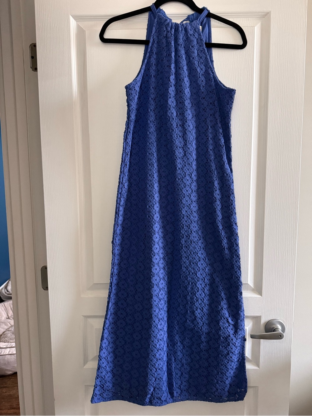a new day Royal Blue Lace Maxi Dress